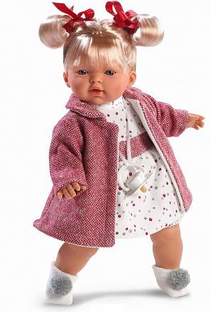 Кукла Татьяна в красном пальто, 33 см. 